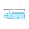 EH.1 - Screw bits series 1 for inch  countersunk hex head screws - Image 2