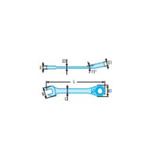 467BS - Short metric ratchet combination wrenches - 467BS.15 - Image 2