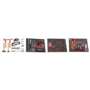 CM.CAR 128-piece set of automotive bodywork tools