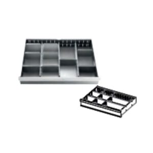2930.C3 Set of 8 partitions for drawers 125 mm wall