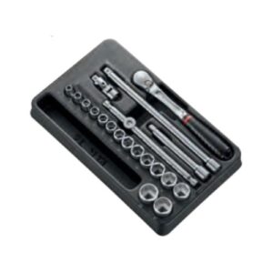 MOD.JL161-36 20-piece 3/8" metric 6-point socket module - JL.161