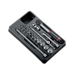 MOD.J161-212U 16-piece 3/8" inch 12-point socket module - J.161B