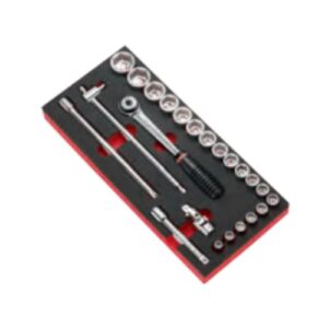 MODM.S1A 1/2" 6-point socket and accessories  foam module