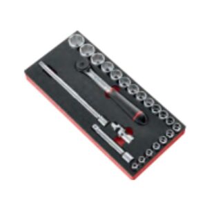 MODM.S161-36 22-piece 1/2" inch 12-point socket foam module