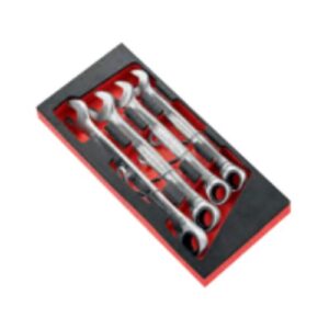 MODM.467J4SLS Foam module of 4 ratchet combination wrenches 21 to 27 mm - SLS
