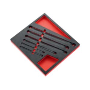 MODM.57LSPL6 6-piece foam module of Spline 15° angled long-reach ring wrenches