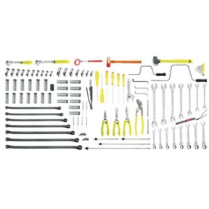 BVFC4.ENG-1 104-piece set of inch engine mechanics tools - foam trays and sealed box