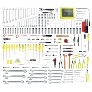BAS.HEL-1 297-piece set of Airbus helicopters maintenance tools - 8-drawer roller cabinet