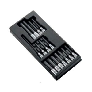 MOD.SHPA 15-piece module of 1/2" screwdriver sockets