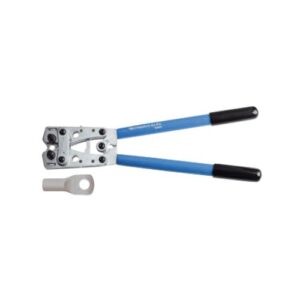 Crimping pliers for tubular terminals with rotating dies