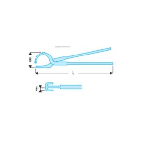 196 Brake-spring pliers