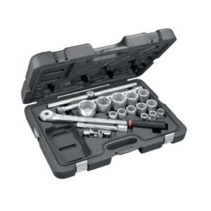 3/4" 6-point sockets set 19 - 55 mm