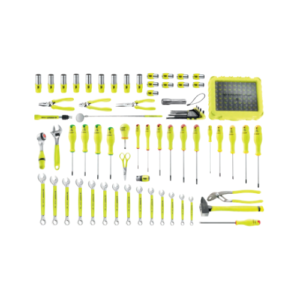 BVFC1.FLUO-2 136-piece set of inch fluorescent tools - foam trays and sealed box