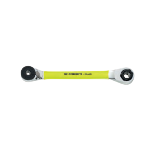 Bit-holder ratchet wrench 1/4" - 5/16" - FLUO