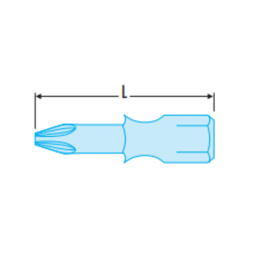 ED.1TF - High Perf’ bits series 1 for Pozidriv® screws - FLUO - Image 2