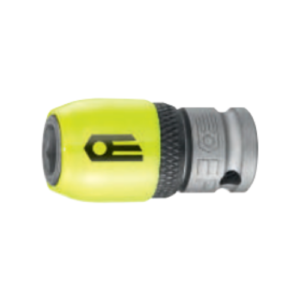1/4" drive lock-ring bit holder - FLUO