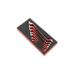MODM.55 - Sets of metric and inch angled offset-ring wrenches in foam tray