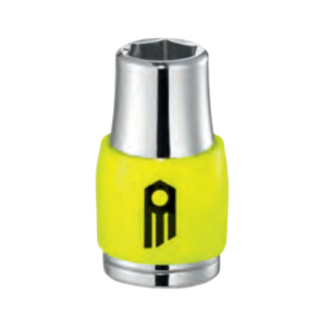 R 1/4" drive inch 6-point sockets - FLUO