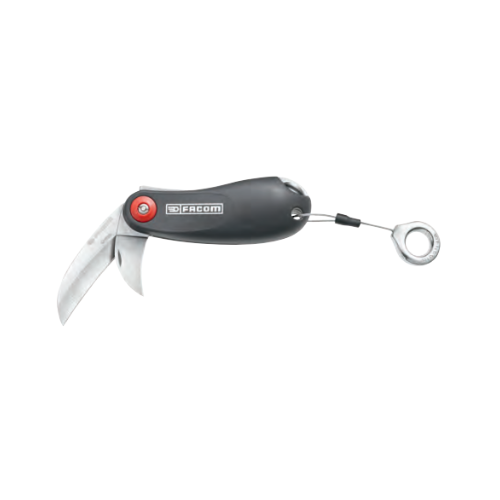 Twin-blade electricians knife with plastic handle - SLS