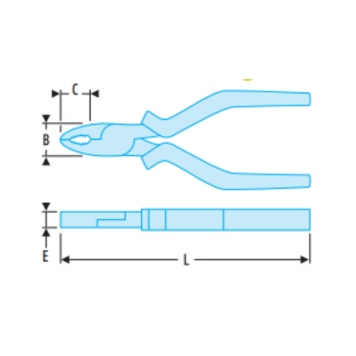 1,000 Volt insulated combination plier - RFID - Image 2