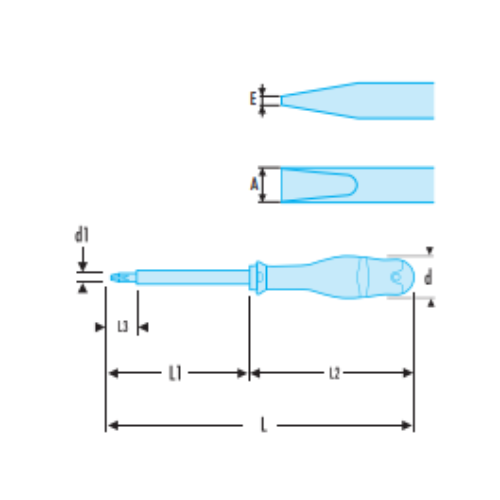 A.VE - PROTWIST® 1,000 Volt insulated screwdrivers for slotted-head screws - RFID - Image 2
