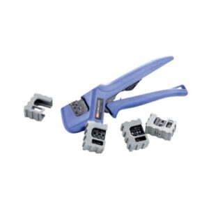 819832 Industrial Mobile Crimping Pliers Set with 4 Interchangeable Dies