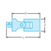 S.240A  1/2" universal joint - Image 2