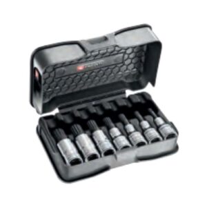 SV.J7A 7-piece set of 1/2" short-reach XZN® screwdriver sockets