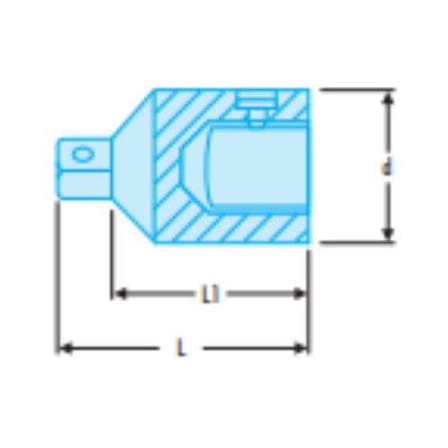 K.230B 3/4" to 1/2" coupler - Image 2