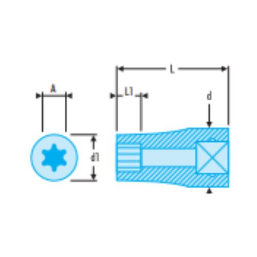 RTX - 1/4" Torx ® sockets - RTX.5 - Image 2