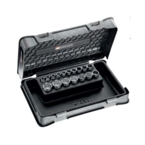 J - 3/8" socket set in box - J.400