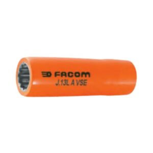 J.LAVSE - VSE series 1,000 Volt insulated long 12-point 3/8" sockets