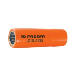 S.LAVSE - VSE series 1,000 Volt insulated long 12-point 1/2" sockets