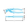 180.VSE VSE series 1,000 Volt insulated multigrip pliers - Image 2