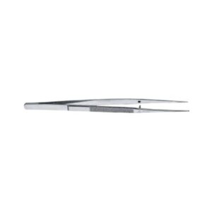 149 Tweezers straight model -  fine grooved nose