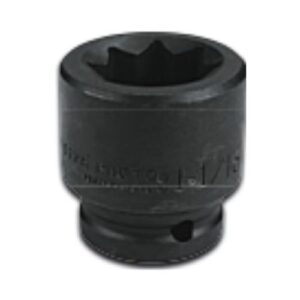 1" DRIVE IMPACT SOCKETS - 8 POINT