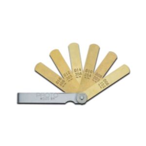 J000BR Proto® 6 Blade Non-Magnetic Feeler Gauge Set