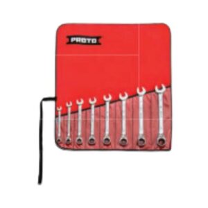 JSCVMT-8S 8 Piece Full Polish Reverse Ratcheting Wrench Set - 12 Point