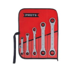 J1190LO 5 Piece Ratcheting Box Wrench Set - 12 Point