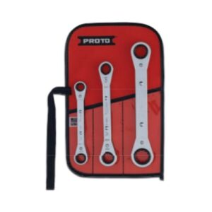 J1190B 3 Piece Ratcheting Box Wrench Set - 12 Point