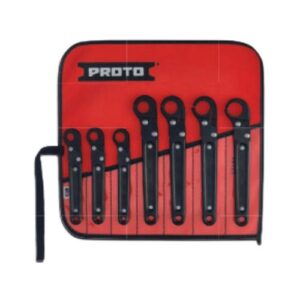 J3800A 7 Piece Ratcheting Flare Nut Wrench Set - 12 Point