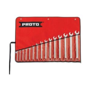 J1200SPL 15 Piece Full Polish Combination Wrench Set - Spline