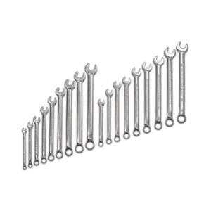 J1200CS 18 Piece Satin Combination ASD Wrench Set-12 Point