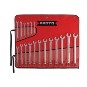 J1200R-MASD 18 Piece Satin Metric Combination ASD Wrench Set - 12 Point