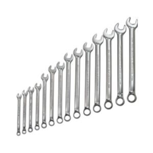 J1200HM11T5 11 Piece Full Polish Metric Combination Wrench Set-12 Point