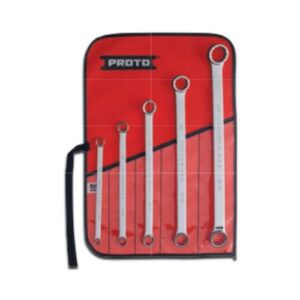 J1100G 5 Piece Full Polish Box Wrench Set - 12 Point