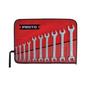 J30000A 10 Piece Satin Metric Open-End Wrench Set