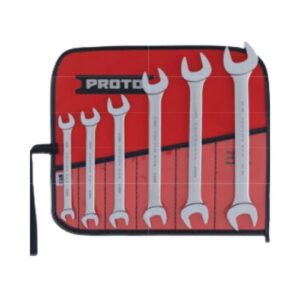 J30000R 6 Piece Satin Metric Open-End Wrench Set