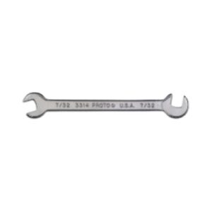 Short Satin Angle Open End Wrenches