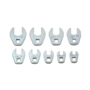 J49004F 3/8" Drive 9 Piece Crowfoot Wrench Set